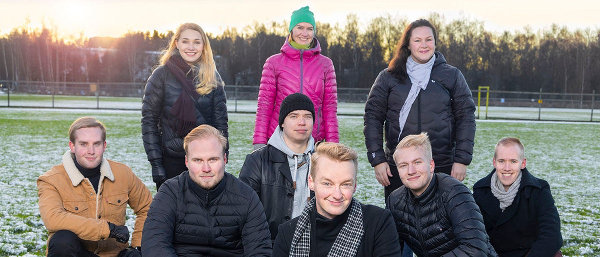 Mentorointiohjelman aktorit ryhmäkuva