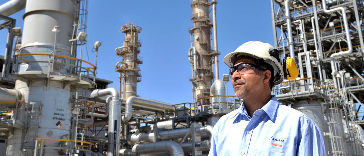 SABIC employee at CO2 plant