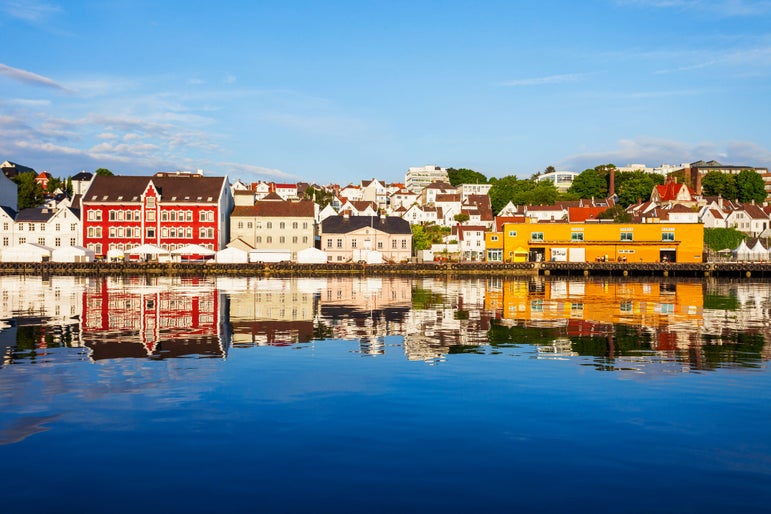 Vagen old town in Stavanger. Stavanger is a city and municipality in Norway.