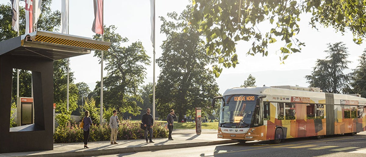 Grid-eMotion® Flash - Fast-charging e-bus solution in Geneva, Switzerland