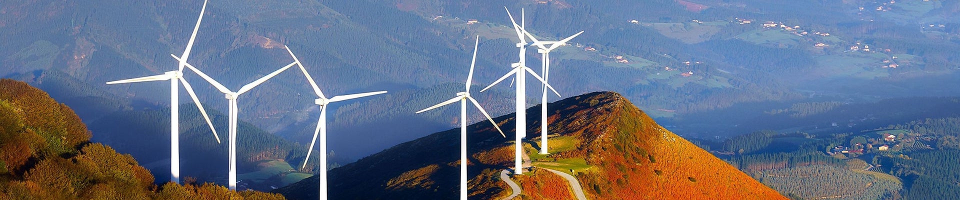 Wind Turbines on Mountains