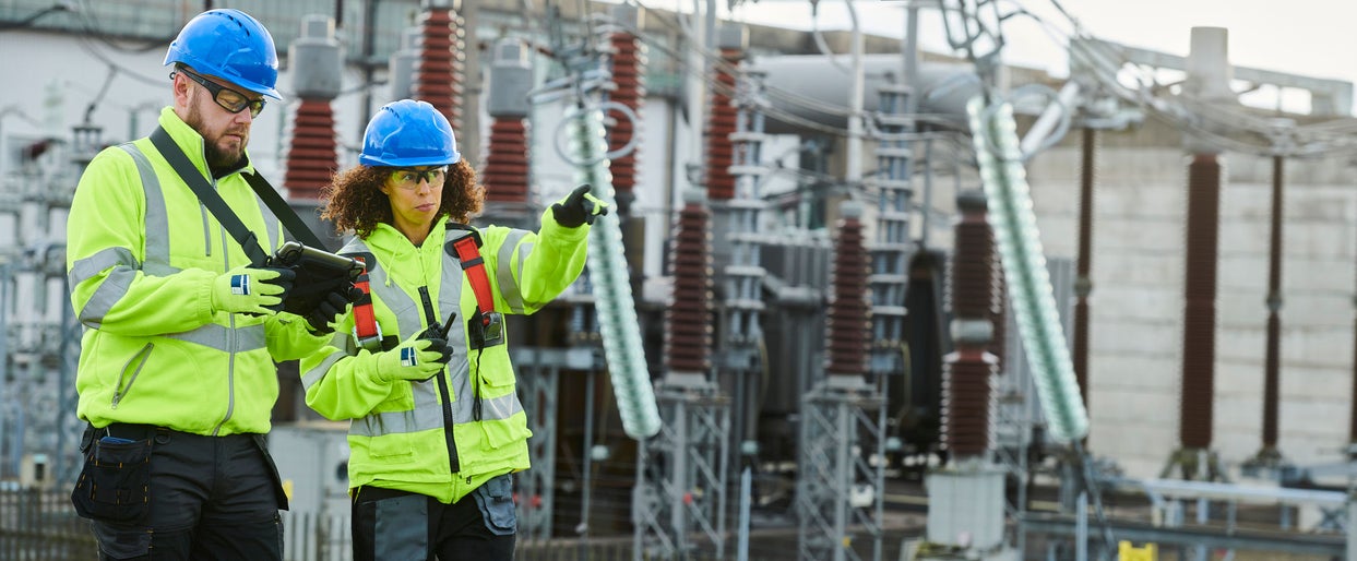 substation power worker