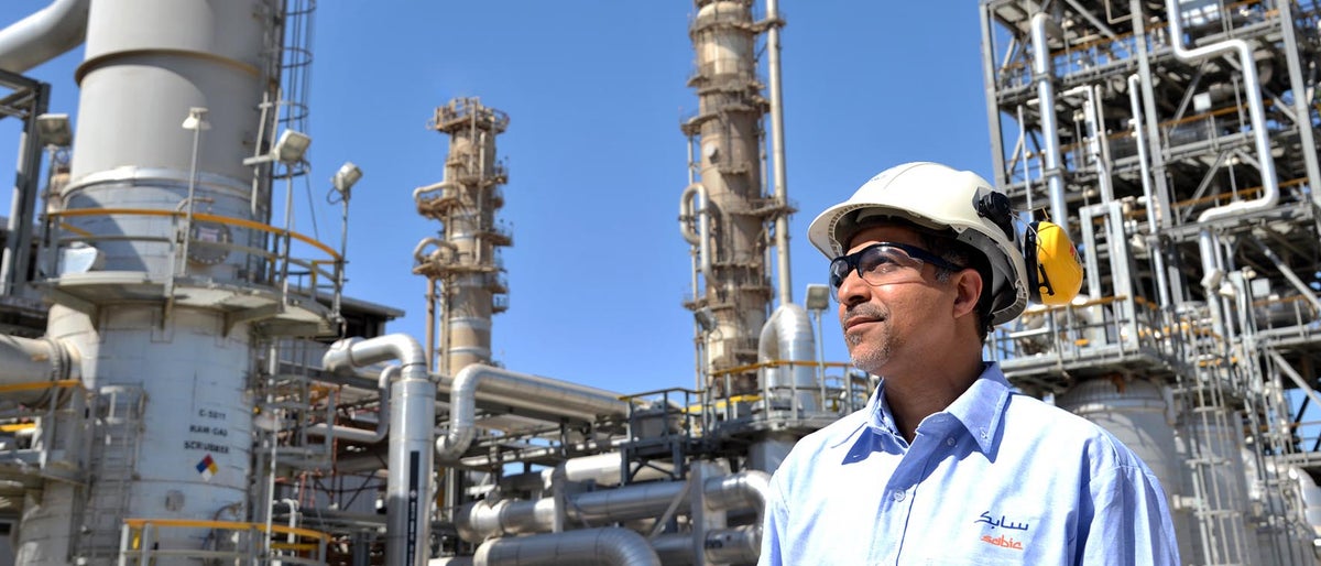 SABIC employee at CO2 plant
