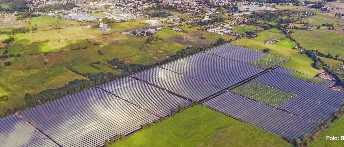 The Witnica solar photovoltaic power plant in northern Poland will start production later this year | photo credit: BayWa r.e.