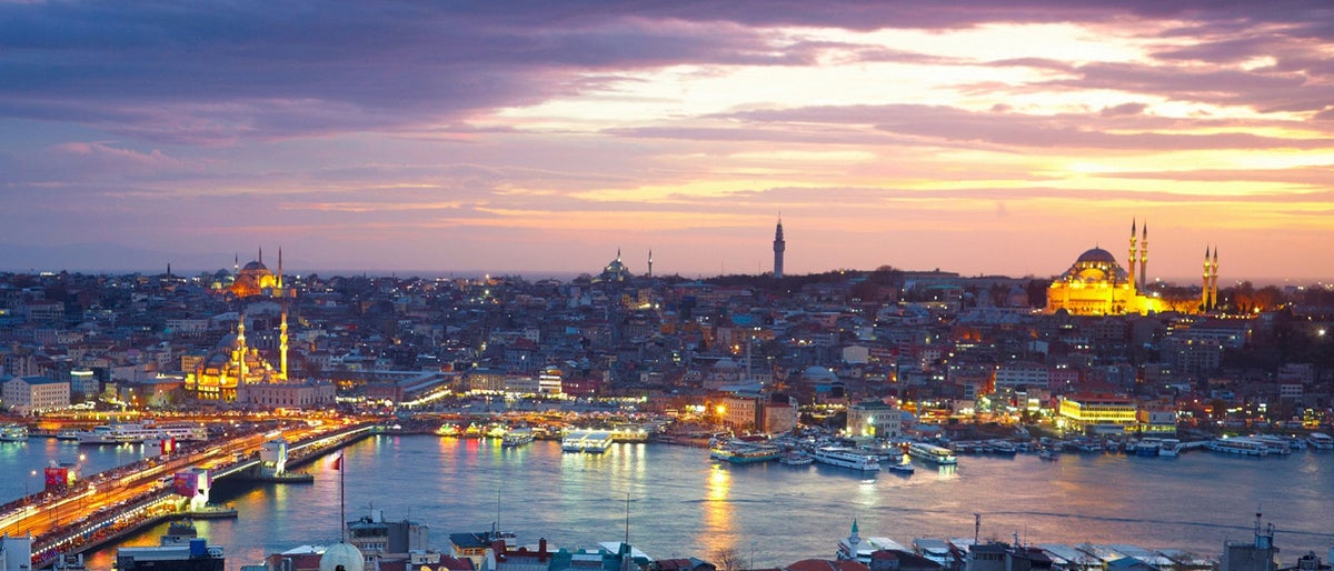 Istanbul Sunset Panorama