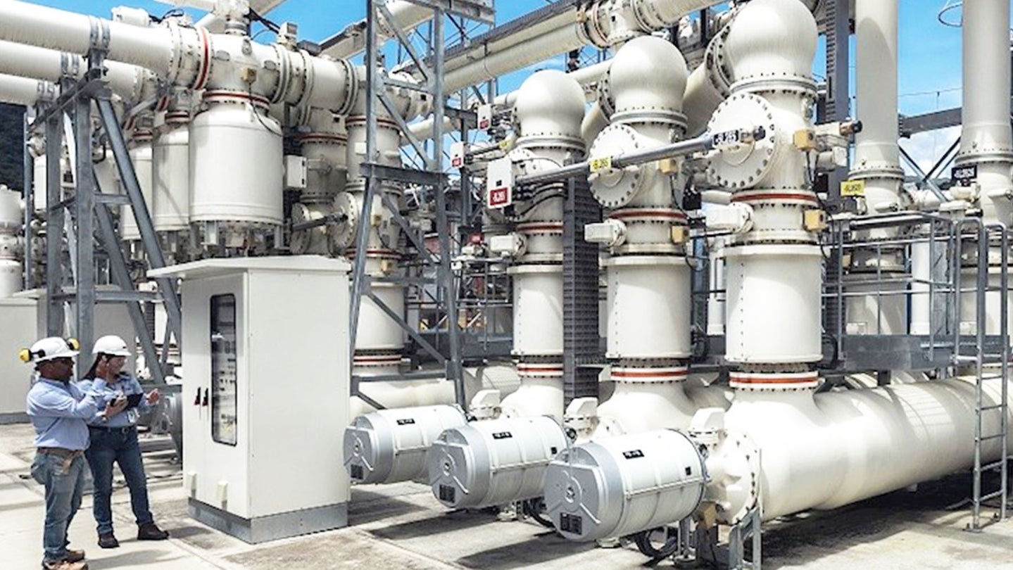 Gas-insulated switchgear (GIS)
