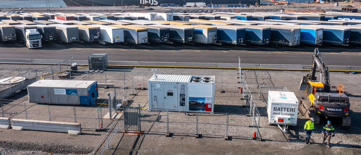 Projekt pilotażowy HyFlex z firmą Skanska. Zdjęcie dzięki uprzejmości portu w Göteborgu