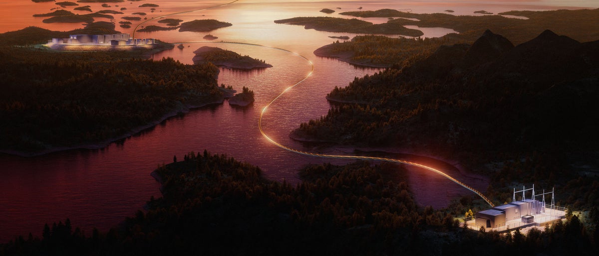 Onshore power supply at North Sea