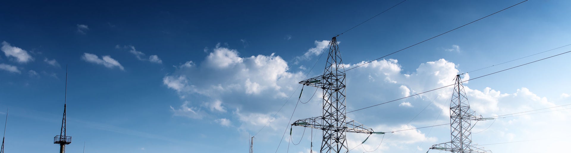 Power station on blue sky at daytime