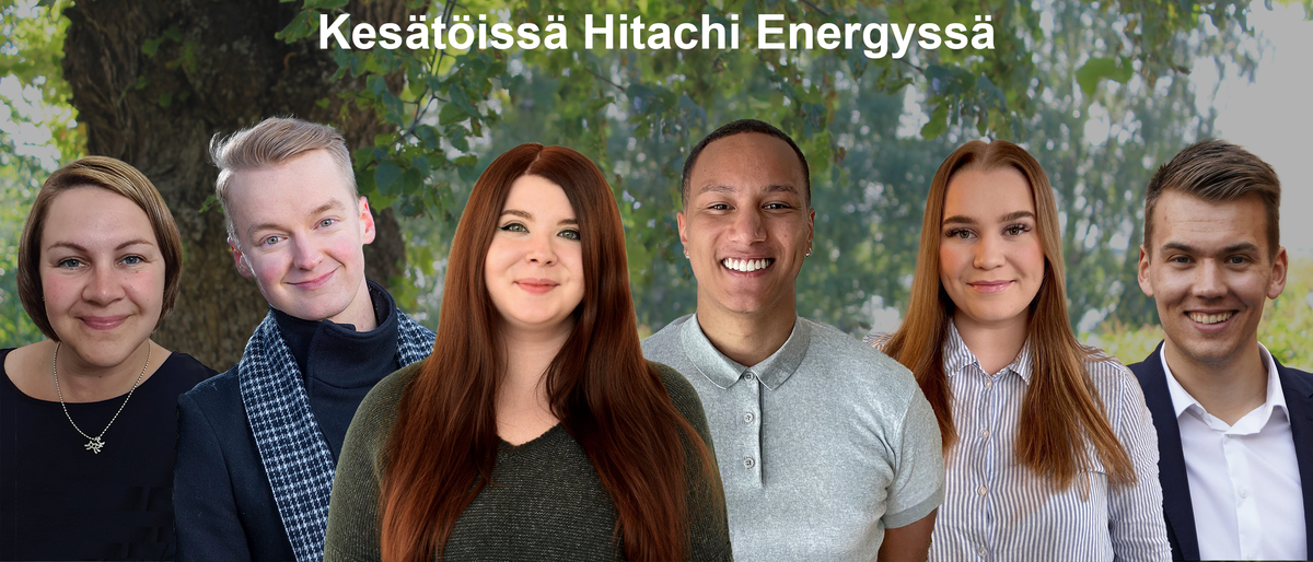 Kesätyöntekijät 2021 ryhmäkuva