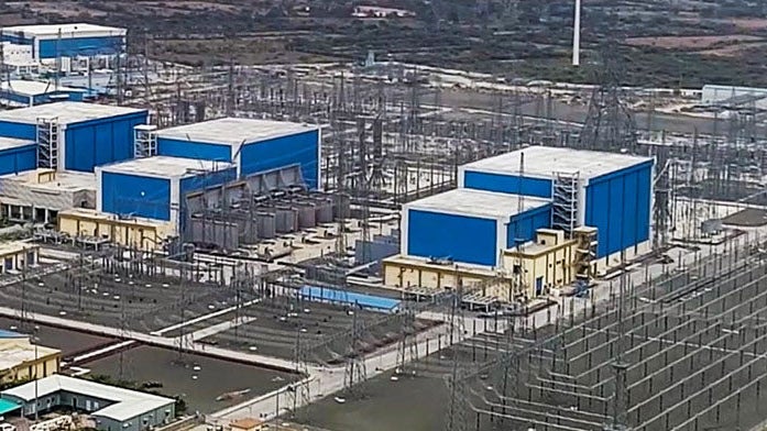 Raigarh Pugalur UHVDC converter station Converter station of the Raigarh Pugalur ±800 kV UHVDC link in India