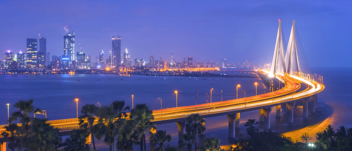 The Bandraâ€“Worli Sea Link, officially called Rajiv Gandhi Sea Link.