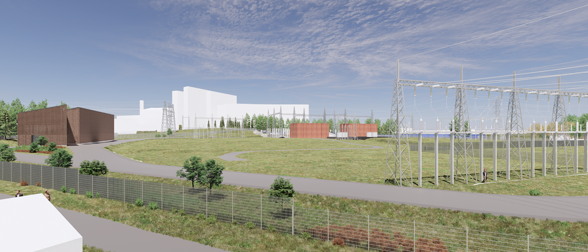 Fingrid sahkoasema ulkokuva