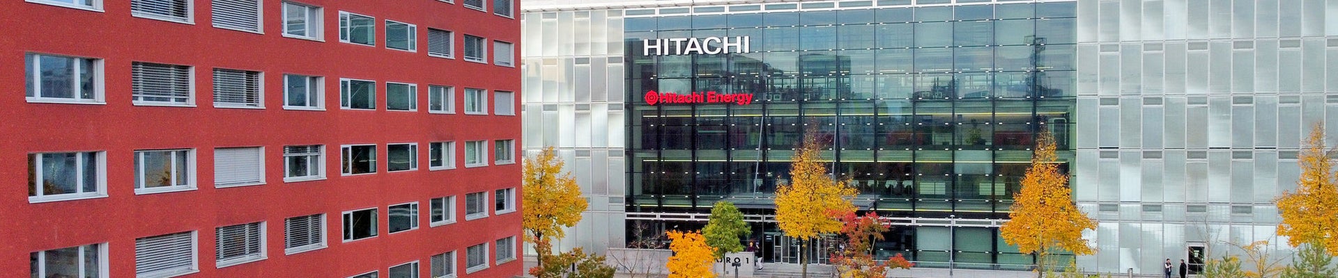 Caption: Hitachi Energy headquarters in Zürich, Switzerland.