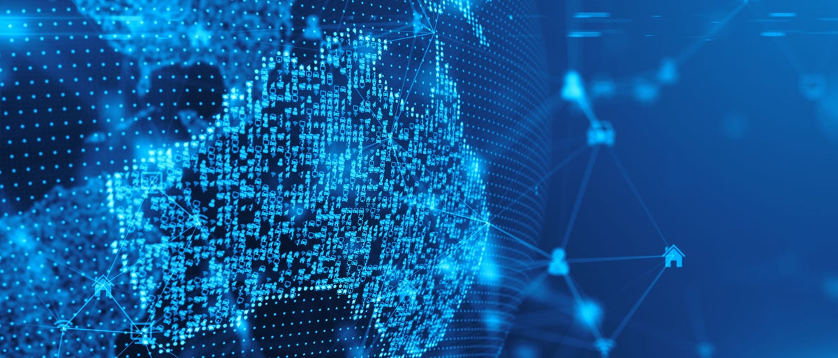Australian cybersecurity network, illustration